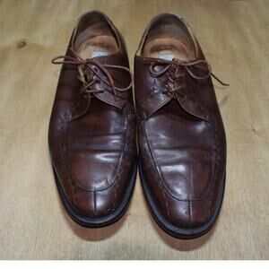 Mezlan Brown Leather Lace-Up Dress Shoes Men’s Size 13 Made in Spain
